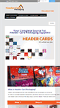 Mobile Screenshot of headercardpackaging.com