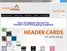 Tablet Screenshot of headercardpackaging.com